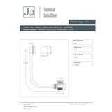 JTP Bath Waste JTP HIX Extended Click Clack Bath Waste