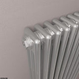Eastbrook Column Radiator Eastbrook Rivassa Traditional 3 Column Radiator in Chrome Effect