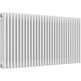 Aquarius Bathrooms Column Radiator 750mm x 1370mm Aquarius Foundry Horizontal 4 Column Radiator in White