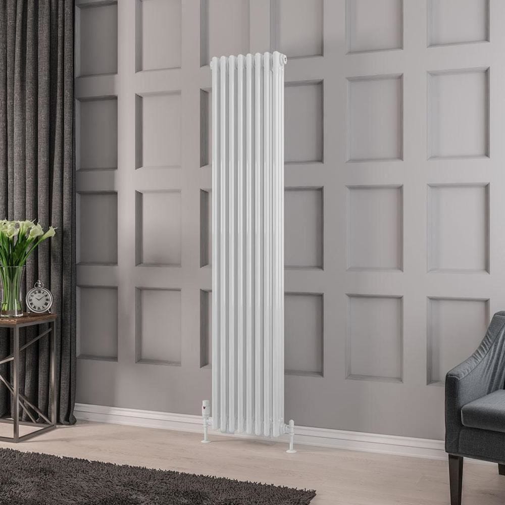 Eastbrook Rivassa Traditional 3 Column Radiator in White