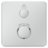 Ideal Standard Concealed Shower Valve Ideal Standard Ceratherm C25 Single Outlet Square Concealed Valve Trim-set in Chrome