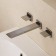 Crosswater Wall Mounted Basin Tap Chrome Crosswater Limit 3 Hole Wall Mounted Basin Mixer Tap