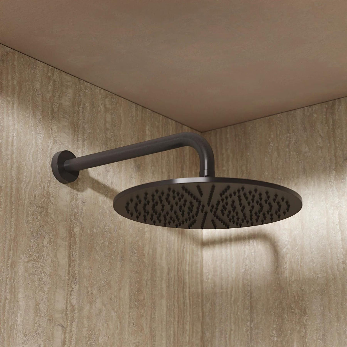 Crosswater Fixed Shower Head Slate Crosswater MPRO 300mm Round Fixed Shower Head