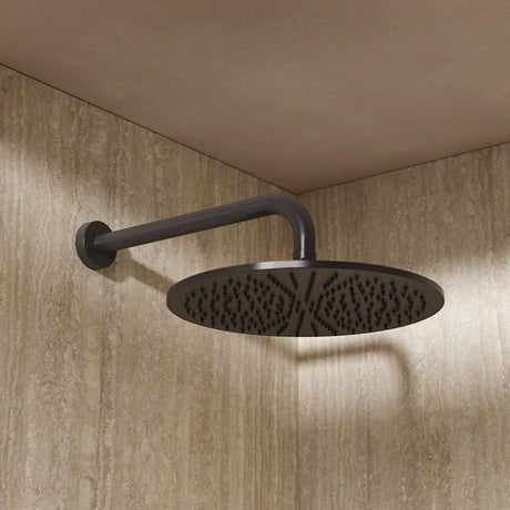 Crosswater Fixed Shower Head Slate Crosswater MPRO 300mm Round Fixed Shower Head