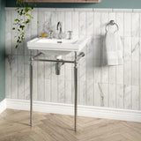 Aquarius Bathrooms Towel Rails and Rings Aquarius Blenheim Traditional Towel Ring in Chrome