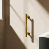 Crosswater Grab Rail/Bar Brushed Brass / 400mm Crosswater Straight Grab Bar