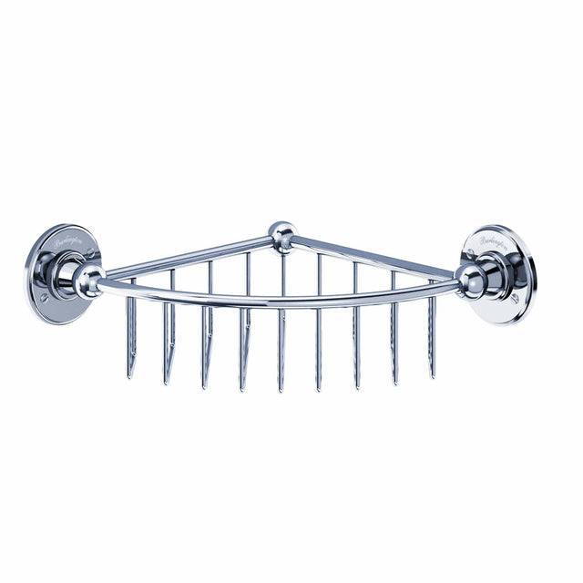 Burlington Basket Burlington Deep Corner Shower Basket in Chrome