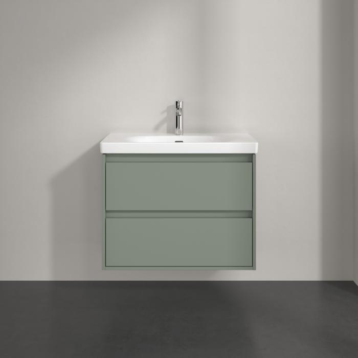 Villeroy & Boch Wall Mounted Vanity Unit Villeroy & Boch Skyla Wall Mounted 800mm Two Drawer Vanity Unit with Basin