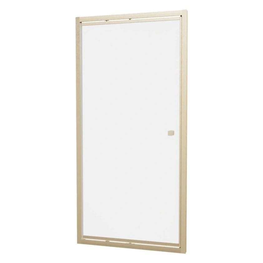 Crosswater In-Fold Shower Door Crosswater Clear 6 760mm Infold Shower Door in Brushed Brass