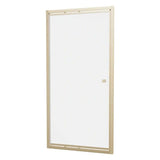 Crosswater In-Fold Shower Door Crosswater Clear 6 760mm Infold Shower Door in Brushed Brass