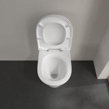 Villeroy & Boch Back to Wall Toilet Villeroy & Boch O.novo Back to Wall Rimless Toilet with Soft Close Seat