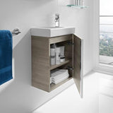 Roca Cloakroom Vanity Unit Roca Mini 450mm Wall Mounted Cloakroom Vanity Unit with Basin