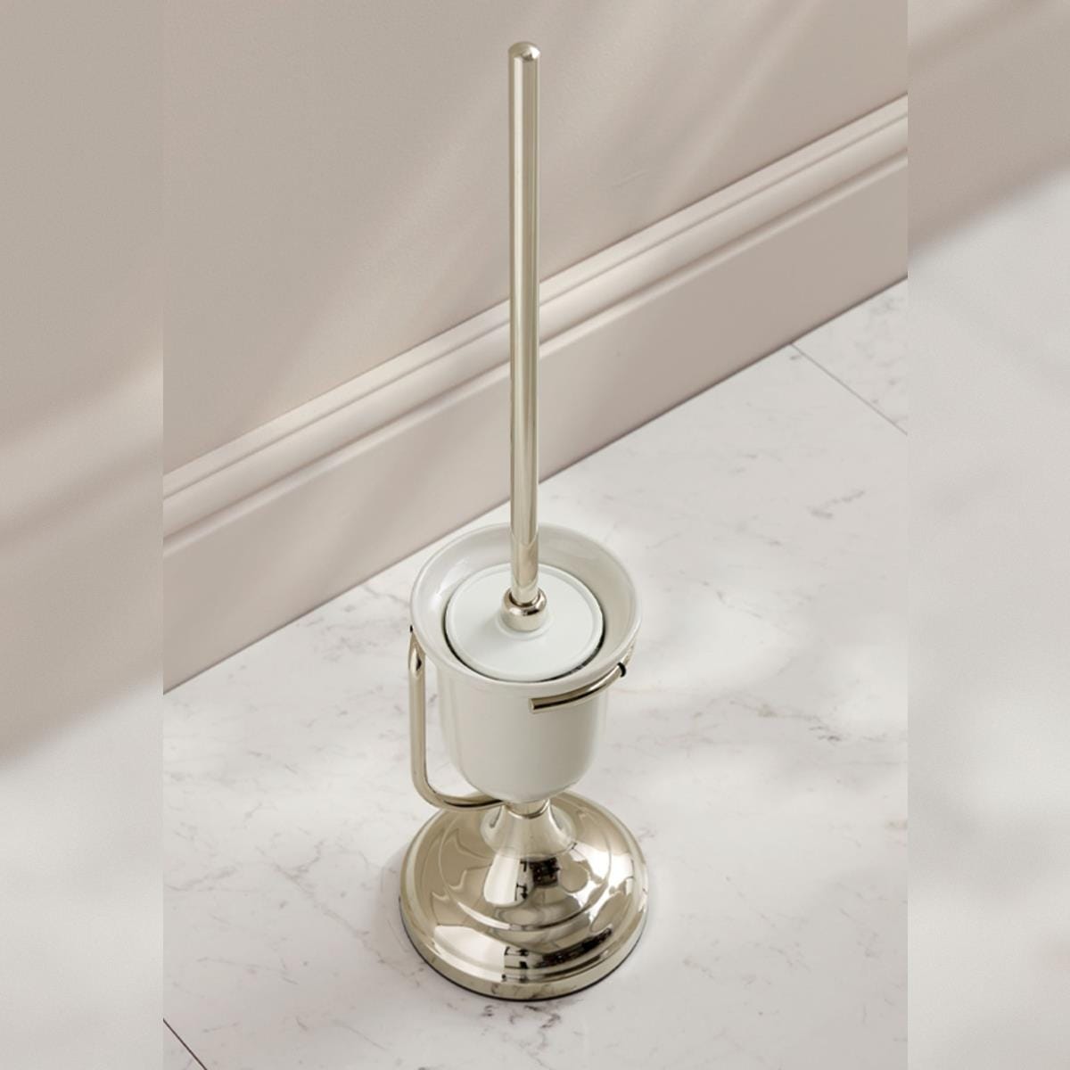 Miller Toilet Brush Miller Signature Freestanding Traditional Toilet Brush and Holder