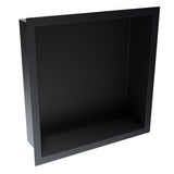 Aquarius Bathrooms Shelf Matt Black / 300 x 300mm Aquarius Shower Niche