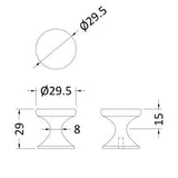 Aquarius Bathrooms Furniture Handle Aquarius Leighton Furniture Handle