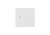 ROCA Square Shower Tray White / 900 x 900mm ROCA Terran-N Superslim Stonex® Square Shower Tray with Twist Colour Match Waste Cover