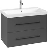 Villeroy & Boch Avento Wall Hung Vanity Unit 780mm Two Drawers with Basin