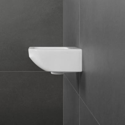 Villeroy & Boch Wall Hung Basin Villeroy & Boch Architectura Wall Hung Basin with Overflow - 360 x 260mm - Right Hand Tap Hole - White Alpin
