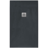 Tissino Rectangle Shower Tray 1900 x 1000mm Tissino Giorgio2 Rectangle Shower Tray in Graphite Slate