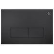 Crosswater Flush Plate Matt Black Crosswater MPRO Stainless Steel Flush Plate