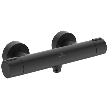 Ideal Standard Exposed Shower Valve Silk Black Ideal Standard Ceratherm ALU+ 1 Outlet Exposed Shower Bar Valve
