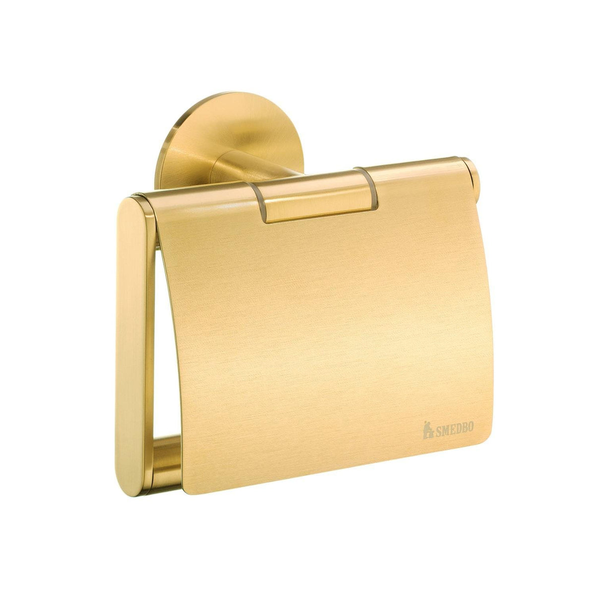 Smedbo Toilet Roll Holder Smedbo Dot Self-Adhesive Toilet Roll Holder with Cover