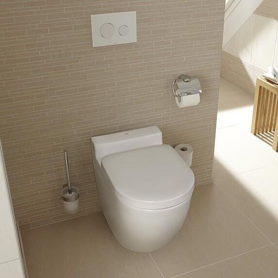 TOTO NC Back to Wall Rimless Toilet with Tornado Flush with Soft Close Seat