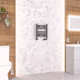 Eastbrook Ladder Rails 360 x 400 / Electric Only Eastbrook Wendover Straight Heated Towel Rail in Anthracite