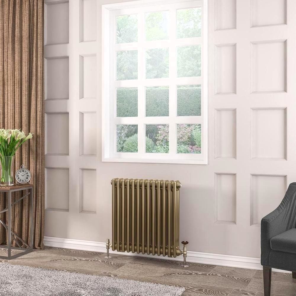 Eastbrook Rivassa Traditional 3 Column Radiator in Bronze Effect