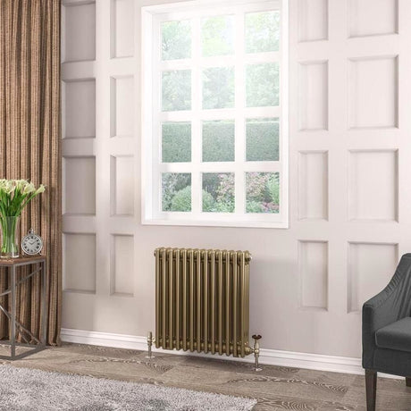 Eastbrook Rivassa Traditional 3 Column Radiator in Bronze Effect
