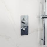 Imex Concealed Shower Valve Chrome Imex Ravine 1 Outlet, 2 Handle Concealed Thermostatic Shower Valve