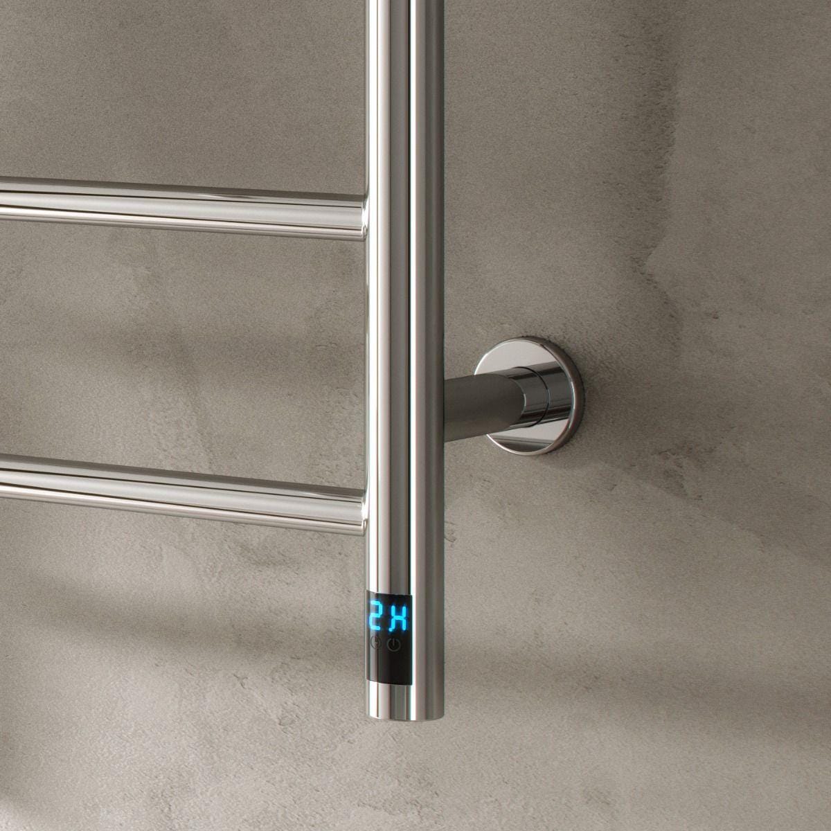 Reina Designer Towel Radiator Reina Maira Dry Electric Designer Towel Radiator with Top Shelf