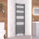 Eastbrook Ladder Rails 1800 x 600 / Electric Only Eastbrook Wendover Straight Heated Towel Rail in Anthracite