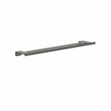 Hansgrohe Brushed Black Chrome Hansgrohe Addstoris S Double Towel Rail