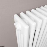 Eastbrook Rivassa Traditional 4 Column Radiator in Gloss White