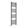 Aquarius Ladder Rail 1600 x 600mm Aquarius Graph High Heat Output Straight Ladder Rail in Anthracite