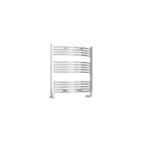 Eastbrook Wendover Curved Vertical Heated Towel Rail in Chrome