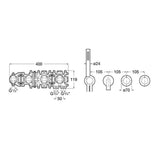 Roca Concealed Shower Set Roca T-Multi Thermostatic Concealed Shower Valve with Pencil Handset, Holder, Hose and Bath Spout