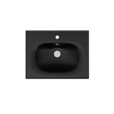 Imex Wall Mounted Vanity Unit Imex Croma Wall Mounted Single Drawer 600mm Vanity Unit with 1 Tap Hole Basin
