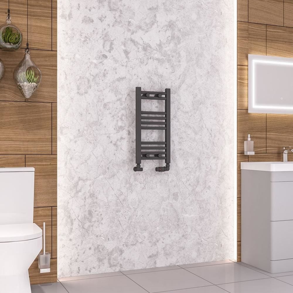 Eastbrook Wendover Straight Heated Towel Rail in Anthracite
