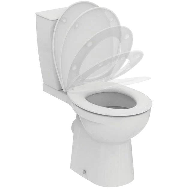 Ideal Standard Close Coupled Toilet Ideal Standard Eurovit+ Close Coupled Toilet with Soft Close Toilet Seat