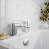 Aquarius Bathrooms Bath Mixer Chrome Aquarius Tetra 2-Hole Deck Mounted Bath Mixer Tap