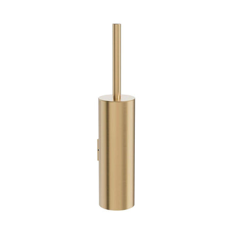 Crosswater Toilet Brush Brushed Brass Crosswater Mio Wall Mounted Toilet Brush and Holder