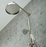 Vado Exposed Shower Set Booth & Co. Axbridge Exposed Shower Valve Set with Rigid Riser, Shower Head, Handset and Bath Spout