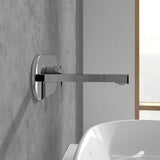 Villeroy & Boch Wall Mounted Basin Tap Villeroy & Boch Architectura Wall Mounted Single Lever Basin Mixer Tap with Pop Up Waste in Chrome