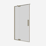 Crosswater Pivot Shower Door Crosswater Optix 10 Pivot Door with Inline 1000mm in Brushed Brass