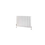 Eastbrook Panel Radiator Eastbrook Guardia Straight Horizontal Aluminium in Matt Anthracite