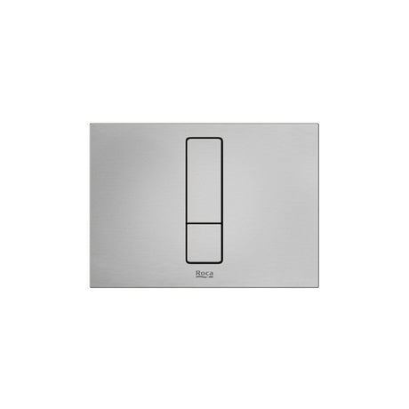 Roca Flush Plate Roca Duplo-S PS4 Flush Plate in Stainless Steel
