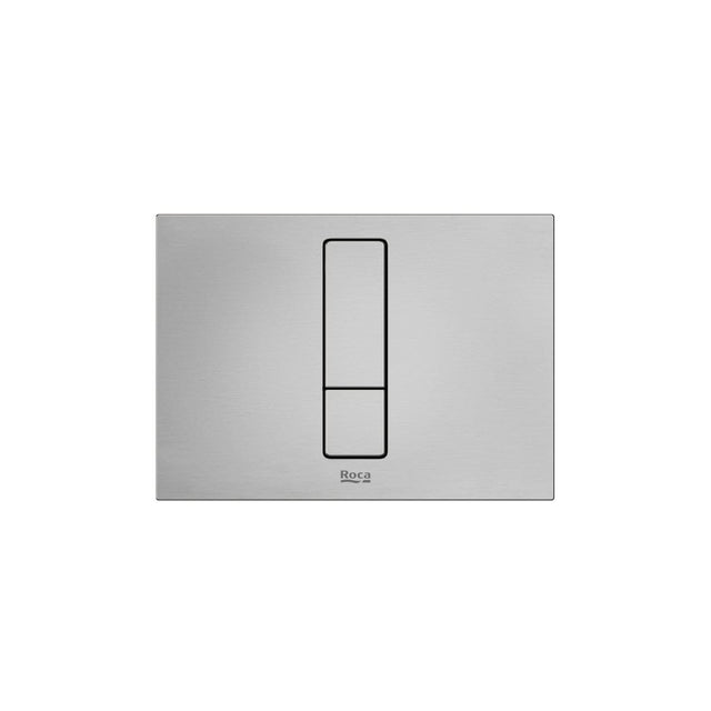Roca Flush Plate Roca Duplo-S PS4 Flush Plate in Stainless Steel