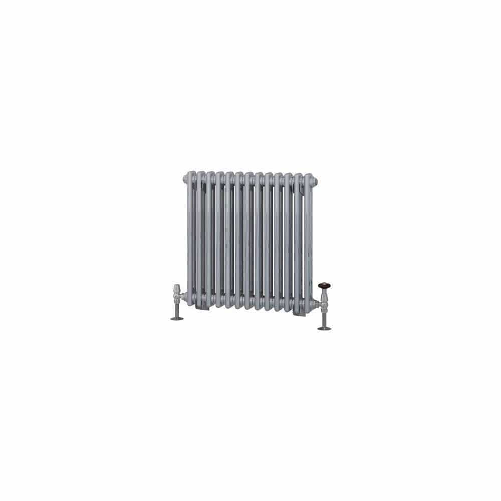 Eastbrook Column Radiator Eastbrook Rivassa Traditional 2 Column Radiator in Chrome Effect